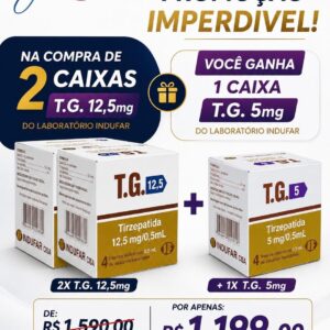 Promoção : na compra de 2TG 12,5mg , ganha TG 5mg