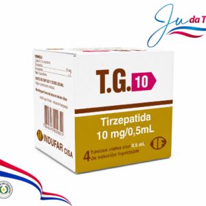 TG 10mg - laboratório Indufar  4 ampolas de 10mg