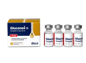 Gluconex 15mg - 4 ampolas - Laboratório Lasca