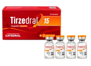 Tirzedral 4 ampolas 15mg - Total 60mg - Laboratório Catedral